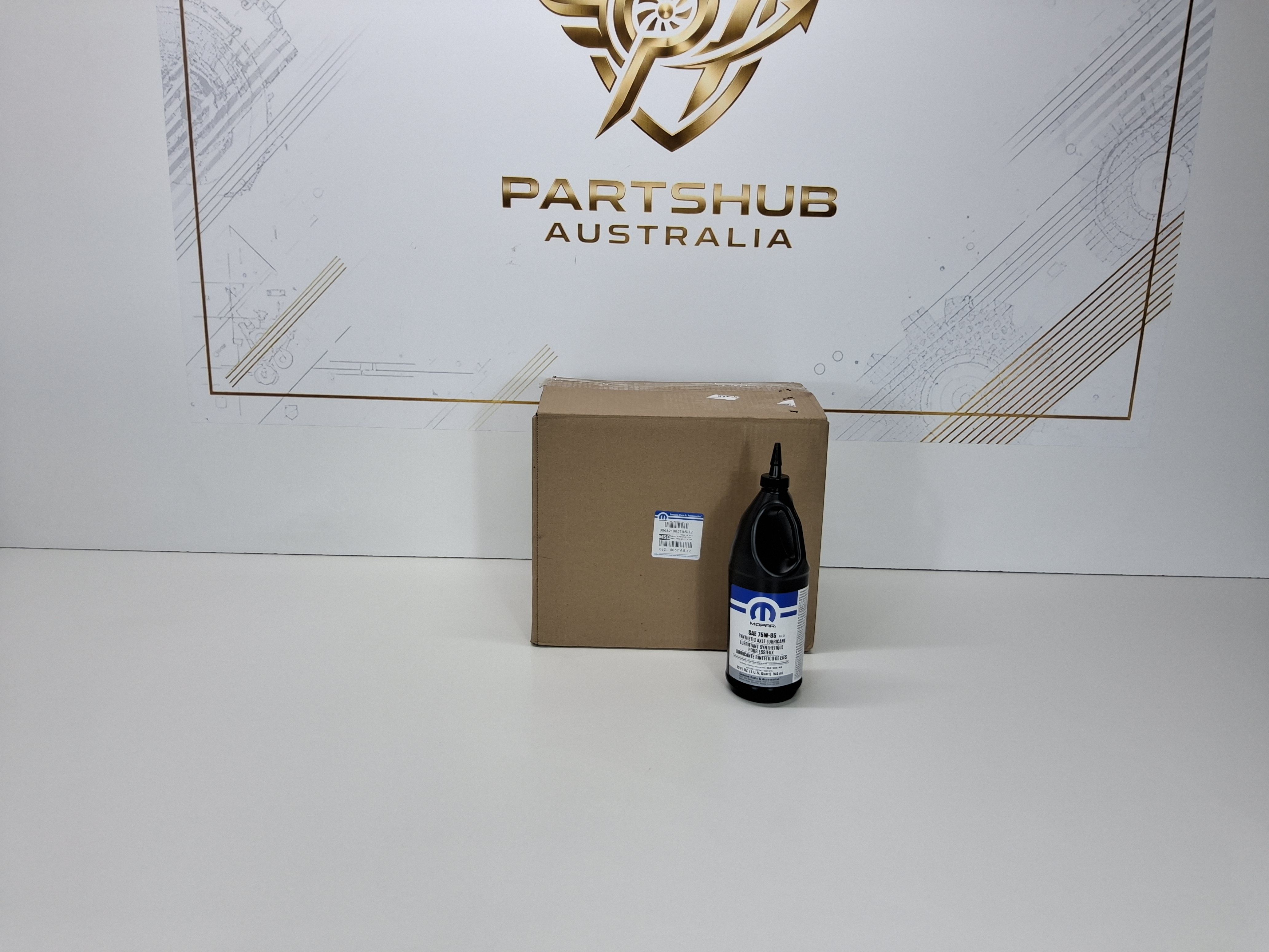 GENUINE MOPAR 75w-85 SYNTHETIC FRONT DIFF AXLE FLUID OIL 946ml 68210057AB JEEP RAM